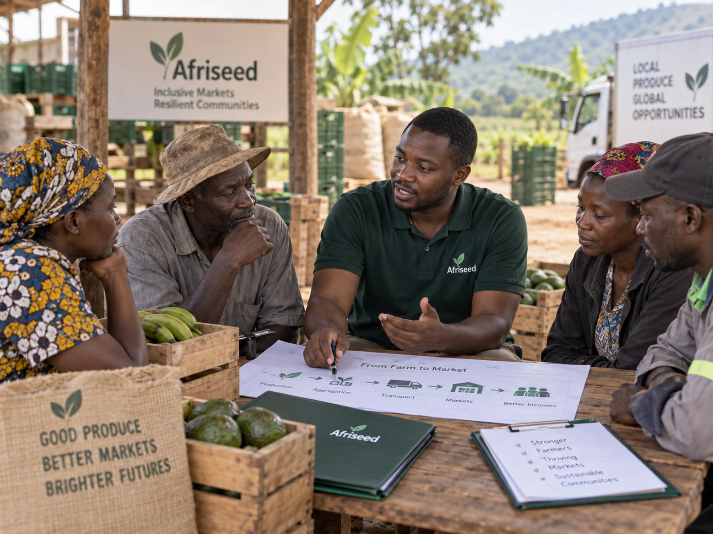Representative Afriseed market-linkage planning session